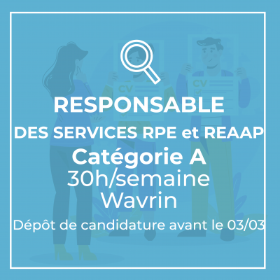 Responsable du service « RPE et REAAP »